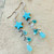Calypso Stars Earrings Silver Artisan Made in the USA Per Pair