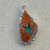 Soldered Sea Glass Starfish Pendant Molten Metal Mix Silver Solder Tinwork Artisan Per Pc