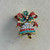 1.5 Inch Christmas Carol Bell Brooch Pin Rhinestone Gold Plated Per Pc