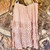 Dusty Rose Ruffled Lace Layered Mesh Skirt JDL Jeanne d'Arc Living M/L