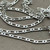 8x3mm Textured Figaro Chain Soldered Silver Plated Per Foot