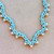 Woven Treasures Sea Foam Seed Beaded Choker Necklace Artisan Made Per Pc