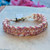 Woven Treasures Pink Opal Seed Beaded Bracelet Artisan Made Per Pc
