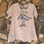 A Happy Heart Always Finds Its Way Distressed A Rare Bird Graphic Tee Top