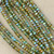 5x3mm Czech Glass Faceted Rondelle Beads Matte Meadow Mix AB 30Pcs Per Strand