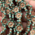 14mm 6 Petal Flower Beads Czech Glass Copper Turquoise 12Pcs Per Strand