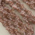 14mm 6 Petal Flower Beads Czech Glass Sepia Rose Gold 12Pcs Per Strand