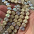 13x11mm Maple Leaf Beads Czech Glass Ivory Moonlight 20Pcs Per Strand
