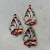 49x29mm Electroformed Frog Reeds Pendant Link Artisan Copper Silver Per Pc
