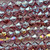 Burgundy AB 6mm Faceted Bicone Chinese Crystal Glass Beads Per Strand
