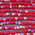 Matte Red AB 4mm Faceted Bicone Chinese Crystal Glass Beads Per Strand