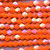 Matte Neon Orange AB 4mm Faceted Bicone Chinese Crystal Glass Beads Per Strand