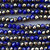 Blue Twilight Charcoal 4x3mm Faceted Rondelle Chinese Crystal Glass Beads Per Strand