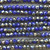 Royal Blue Charcoal 4x3mm Faceted Rondelle Chinese Crystal Glass Beads Per Strand
