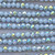 Wild Blue Yonder Pyrite 4x3mm Faceted Rondelle Chinese Crystal Glass Beads Per Strand