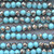 Sky Blue Gunmetal 4x3mm Faceted Rondelle Chinese Crystal Glass Beads Per Strand