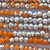 Orange CAL 4x3mm Faceted Rondelle Chinese Crystal Glass Beads Per Strand