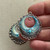 Teal Daisy Filigree Chandelier Hoop Findings Artisan Earring Components Q2 Per Pkg