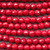 Red Velvet 6mm Faceted Round Disco Ball Chinese Crystal Glass Beads Per Strand