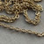 4x3mm Oval Cable Chain Soldered Satin Hamilton Gold Plated Per Foot