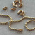 1.5mm Ball Chain Diamond Cut Satin Hamilton Gold Plated Per Foot