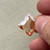 21mm Persimmon Cubic Zirconia Micro Faceted Quatrefoil Per Pc