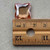 21mm Persimmon Cubic Zirconia Micro Faceted Quatrefoil Per Pc