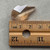26x16mm Persimmon Cubic Zirconia Micro Faceted Leaf Per Pc