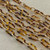 20x11mm Tortoiseshell Paperclip Chain Acrylic Resin Gold Plated Per Foot