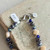 Landsat Ocean Lampwork Necklace Silver Plated Artisan Made in the USA Per Pc