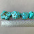 Dyed Mint Green Magnesite 25-48mm Nugget Semi-Precious Stone Beads Per Strand