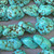 Dyed Turquoise Magnesite 30-20mm Nugget Semi-Precious Stone Beads Per Strand