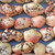 Dyed Nectarine Magnesite 30-20mm Nugget Semi-Precious Stone Beads Per Strand
