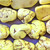 Dyed Yellow Magnesite 35-25mm Nugget Semi-Precious Stone Beads Per Strand