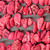 Dyed Watermelon Pink Magnesite 10-5mm Nugget Chips Semi-Precious Stone Beads Per Strand