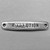 Love Revolution Curved Bracelet Beads 40x7mm Antique Silver Plated Alloy Q3 Per Pkg