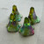 Ferngully Artisan Lucite Acrylic Flower Trumpet Beads 24x22mm Hand Painted Q4 Per Pkg