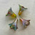 Foxglove Meadow Artisan Lucite Acrylic Flower Trumpet Beads 24x22mm Hand Painted Q4 Per Pkg