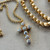 50x28mm Crackle Rhinestone Cross Pendant Satin Gold Plated Brass Per Pc
