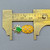 Enameled Pineapple Charms 25x11mm Gold Plated Alloy Q10 Per Pkg
