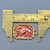 Art Deco Pink Crystal Enamel Flamingo Rectangle Charms 27x17mm 14kt Gold Plated 304 Stainless Steel Q1 Per Pkg