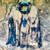 When Eagles Soar Cotton Shacket Bleached Distressed A Rare Bird Top O/S