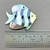 Freshwater Black Lip and Paua Shell Pearl Clown Fish 38x42mm Pendants Q1 Per Pkg