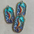 Caspian Seahorse Pendant Crowned Artisan Patina Hand Painted Per Pc