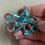 Marcellus Octopus Pendant 58x55mm Star Rhinestones Hand Painted Per Pc
