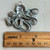 Marcellus Octopus Pendant 58x55mm Star Rhinestones Hand Painted Per Pc