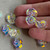 14x12mm Nautilus Seashell Crystal Glass Prism Charms Clear AB Q10 Per Pkg