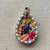 OOAK Betsy Ross Flag USA Americana Drop Pendant Rhinestones Resin Artisan Made Per Pc