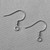 French Hook Coil Earwires 19mm Stainless Steel Q30 Pair Per Pkg