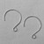 Hoop French Hook Earwires 22x18mm Stainless Steel Q24 Pair Per Pkg